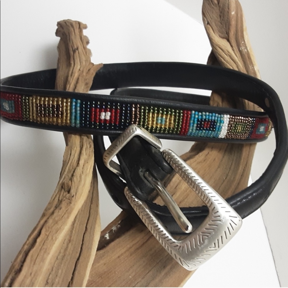 Brighton. Southwest chic beaded belt